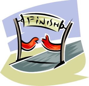 finish line