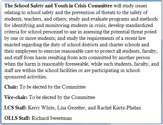 School Safety and Youth in Crisis Committee