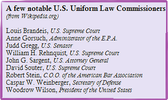 The "C" in Uniform Law Commission