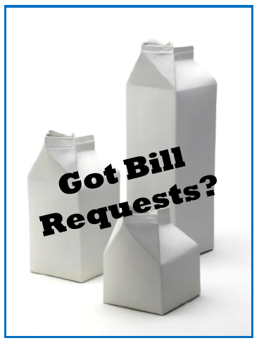 Got Bill Requests? Next Step is the “Bill Order”